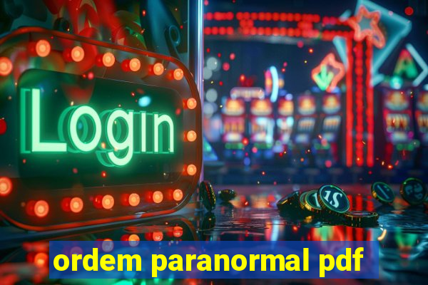 ordem paranormal pdf