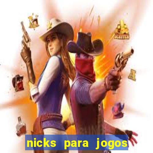 nicks para jogos de tiro