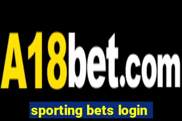 sporting bets login