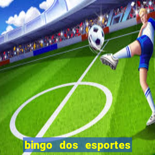 bingo dos esportes para imprimir