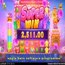 apple beta software programme