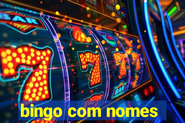 bingo com nomes