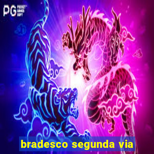 bradesco segunda via