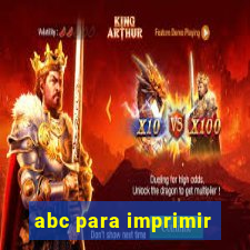 abc para imprimir